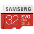 Cartão de memória Samsung MicroSDHC EVO Plus 32GB classe 10 + adaptador - Item