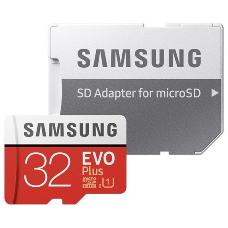 Cartão de memória Samsung MicroSDHC EVO Plus 32GB Classe 10 + Adaptador - Item1