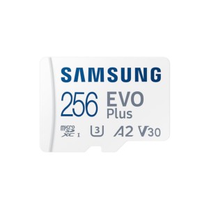 Samsung MicroSDXC EVO Plus 2021 256GB Class 10 UHS-I + Adapter