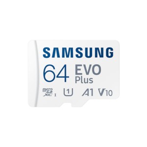 Samsung MicroSDXC EVO Plus 2021 64 Go Classe 10 UHS-I + Adaptateur