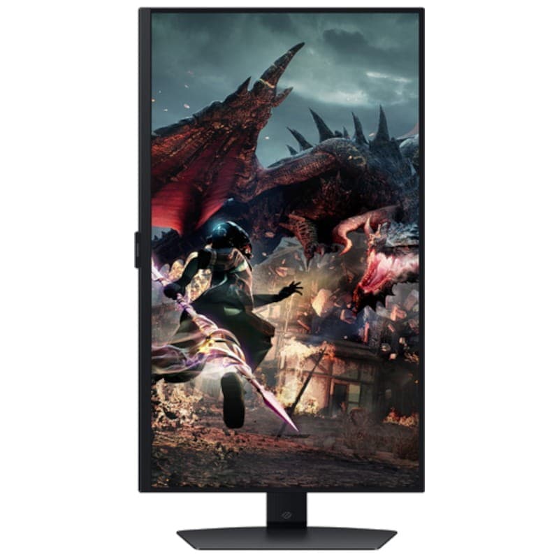 Samsung Odyssey G5 G50D 27 QHD IPS FreeSync Preto - Monitor PC Vista Frontal Ecrã Vertical