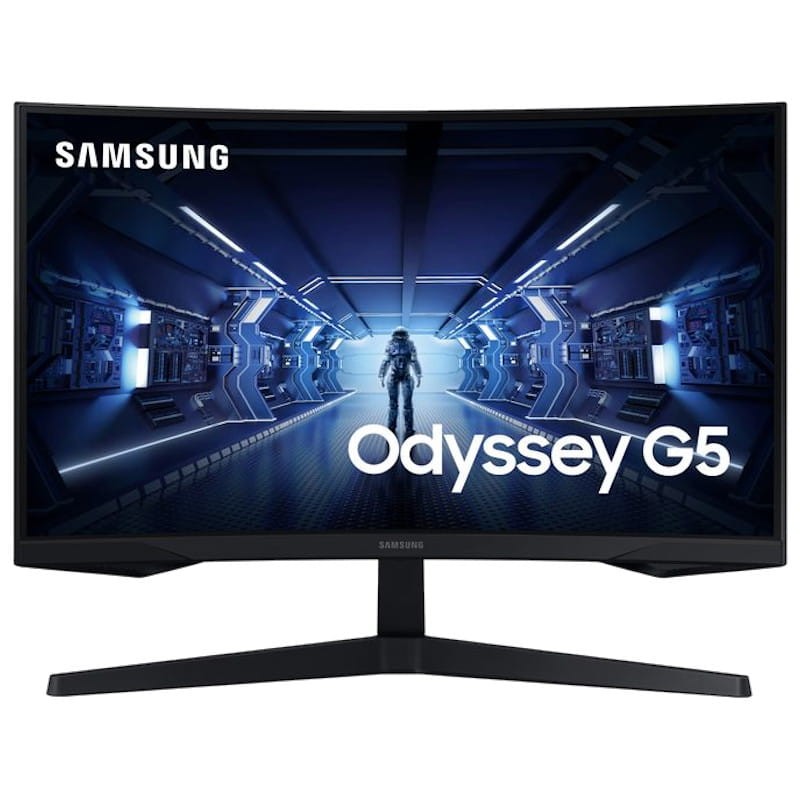 Samsung Odyssey G5 LC27G55TQWRXEN 27 LED WQHD 144 Hz FreeSync Premium Monitor curvo - Item