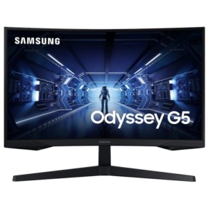 Samsung Odyssey G5 LC27G55TQWRXEN 27 LED WQHD 144Hz FreeSync Premium Moniteur incurvé