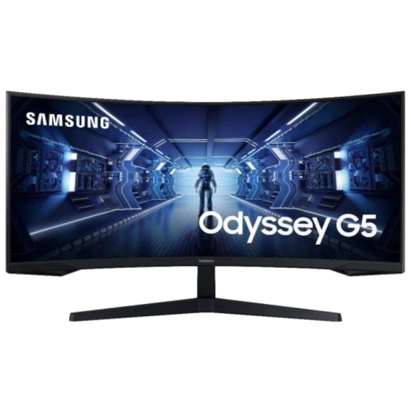 Samsung Odyssey G5 LC34G55TWWP 34 QHD VA UltraWide Curvo 165Hz FreeSync Premium Preto - Monitor gaming - Item