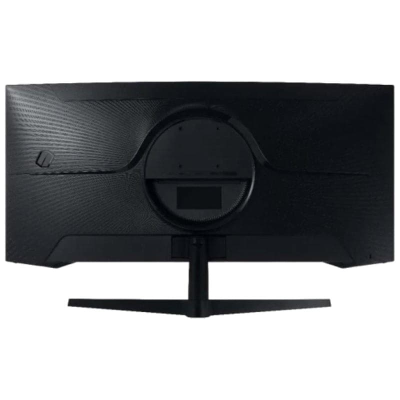 Vue arrière de Samsung Odyssey G5 LC34G55TWWP 34 VA UWQHD 1ms 165Hz UltraPanoramic Curved Noir - Moniteur Gaming
