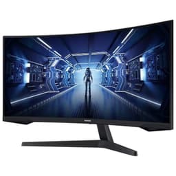 Haute résolution de Samsung Odyssey G5 LC34G55TWWP 34 VA UWQHD 1ms 165Hz UltraPanoramic Curved Noir - Moniteur Gaming