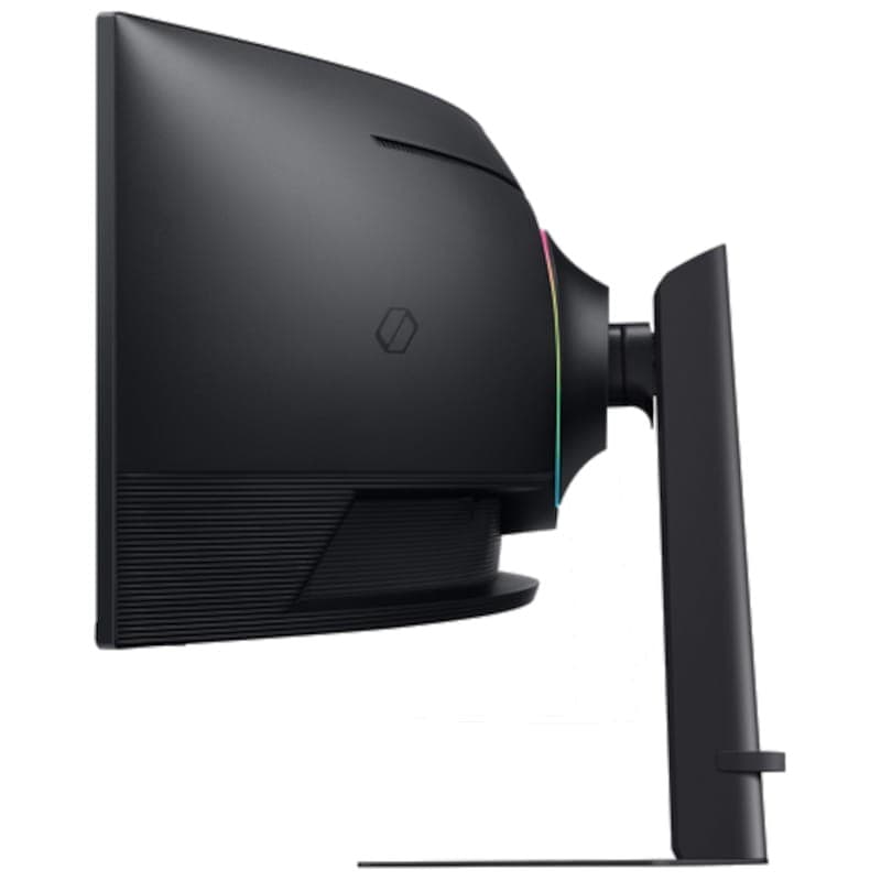 Samsung Odyssey G95C 49 WDQHD VA UltraWide Incurvé 240 Hz FreeSync Noir - Moniteur de jeu Vue latérale
