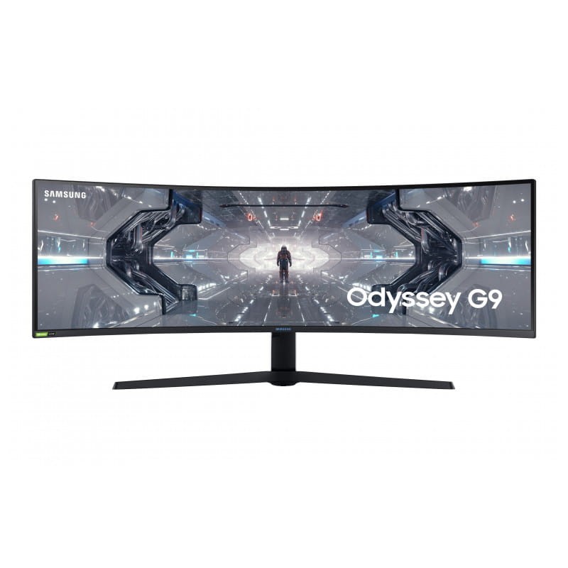 Samsung Odyssey G9 C49RG95TSSR 49 UltraWide Dual Quad HD LCD Black and White