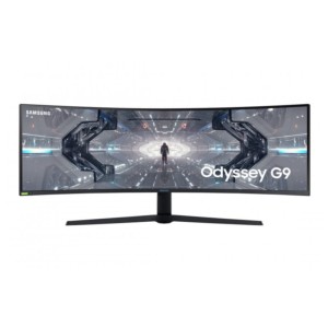 Samsung Odyssey G9 C49RG95TSSR 49 UltraWide Dual Quad HD LCD Black and White