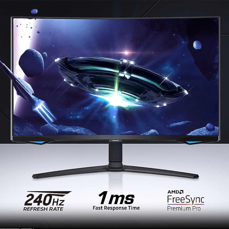 Samsung Odyssey LS27BG650EU 27 WQHD LCD 240 Hz FreeSync Premium Curvo Negro - Monitor gaming - Ítem6