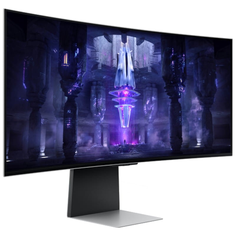 Samsung Odyssey Neo G8 LS34BG850SUXEN 34 WQHD OLED UltraWide Curvo 175 Hz Freesync Premium Plata - Monitor Gaming - Ítem1