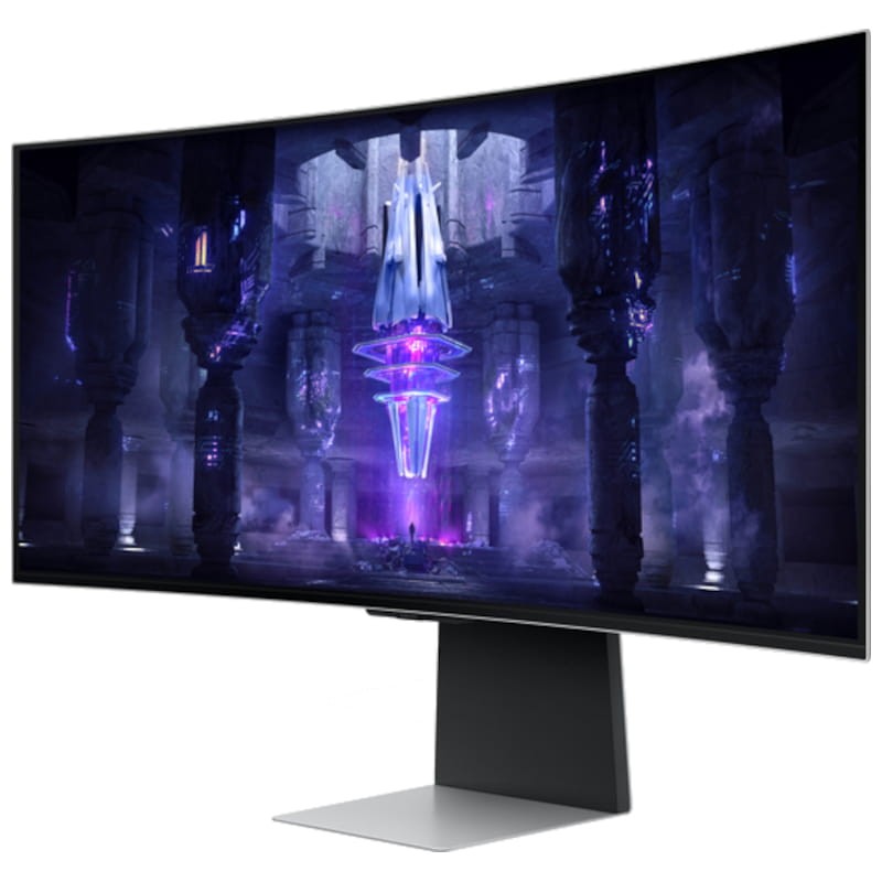 Samsung Odyssey Neo G8 LS34BG850SUXEN 34 WQHD OLED UltraWide Curvo 175 Hz Freesync Premium Plata - Monitor Gaming - Ítem2