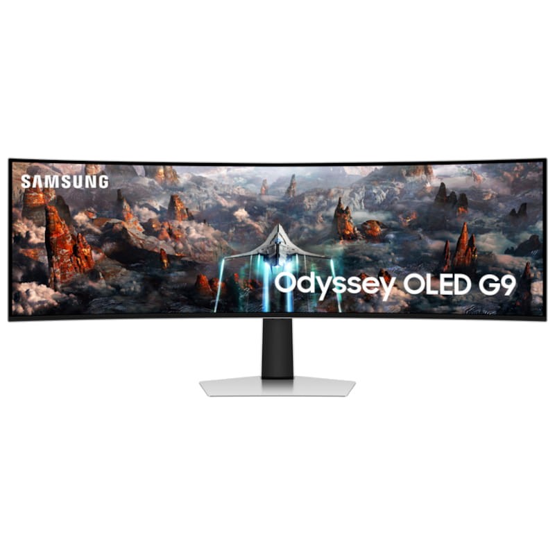 Samsung Odyssey S49CG934SU 49 WDQHD OLED 240 Hz UltraWide Curvo FreeSync Premium Pro Plata - Monitor Gaming - Ítem