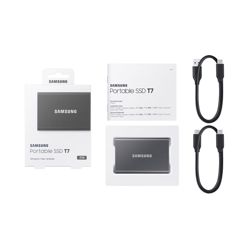 Samsung Portable SSD T7 2TB Cinza - Item5