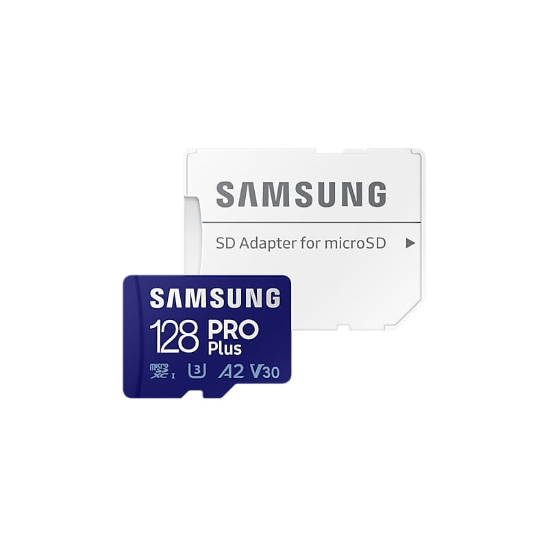 Samsung MicroSDXC PRO Plus 128 GB Classe 10 UHS-I + Adaptador - Item1