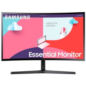 Samsung S24C366EAU 24 polegadas Curvado Full HD LED Painel VA AMD FreeSync Preto