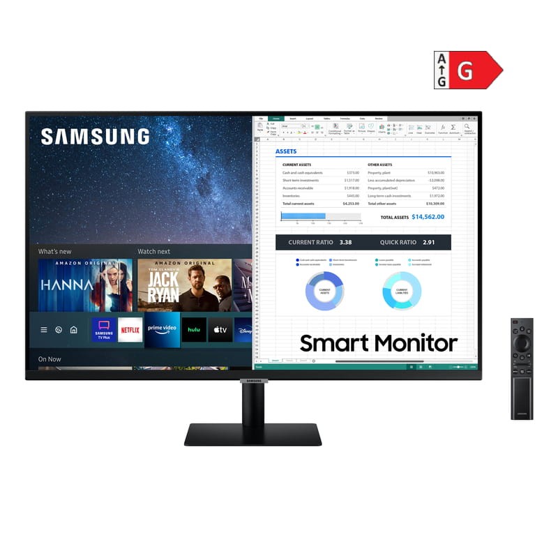 Samsung S32AM700UR 32 4K Smart Monitor Ultra HD LCD Preto - Item1