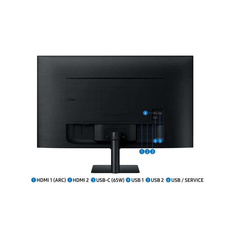Samsung S32AM700UR 32 4K Smart Monitor Ultra HD LCD Negro - Ítem6