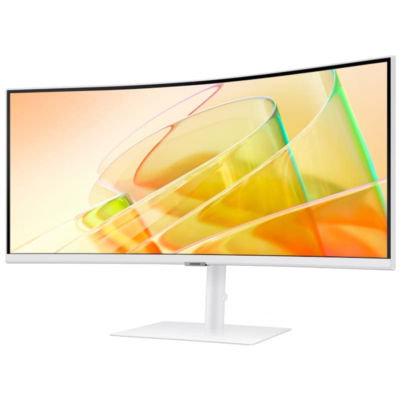 Samsung S65TC 34 UltraWide Quad HD LED Blanc - Moniteur Vue avant côté gauche