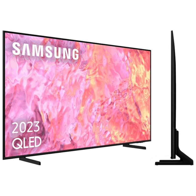 Samsung Series 6 TQ55Q64CAU 55 QLED 4K Ultra HD Smart TV Wi-Fi Preto - Televisão - Item1