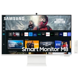 Samsung M8 S32CM801UU 32 4K Ultra HD VA Webcam Blanc - Smart Moniteur