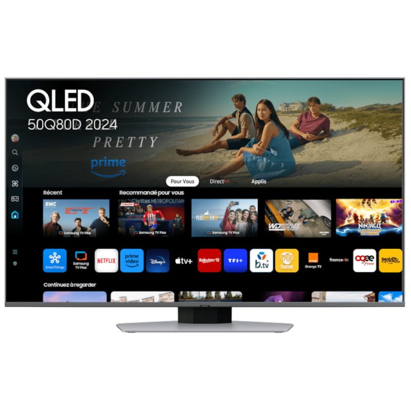 Samsung TQ50Q80DAT 50 4K Ultra HD Smart TV Wifi Prata - Televisão - Item