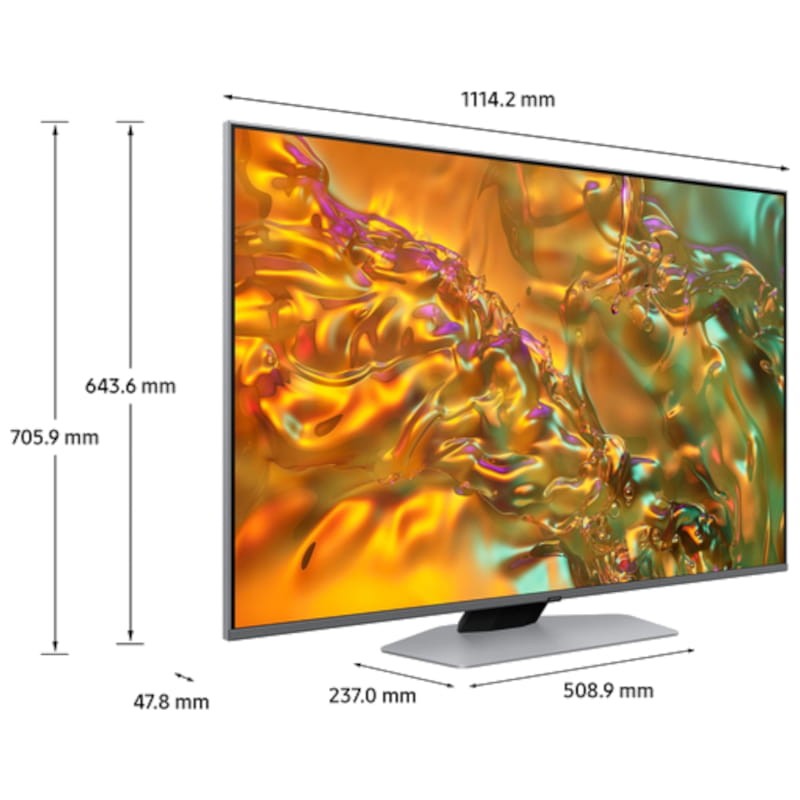 Samsung TQ50Q80DAT 50 4K Ultra HD Smart TV Wifi Prata - Televisão - Item3