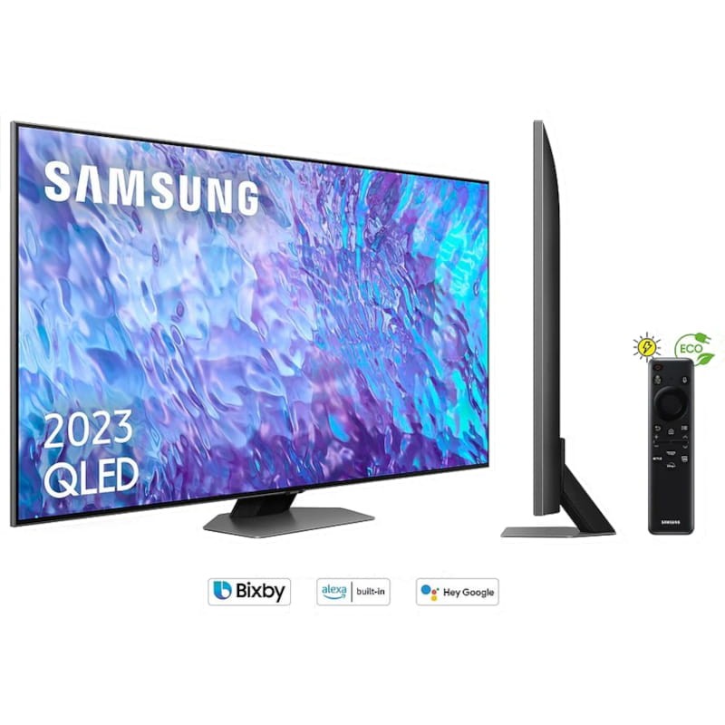 Samsung TQ55Q80CATXXC 55 QLED 4K Ultra HD Smart TV Argent - Télévision - Ítem5