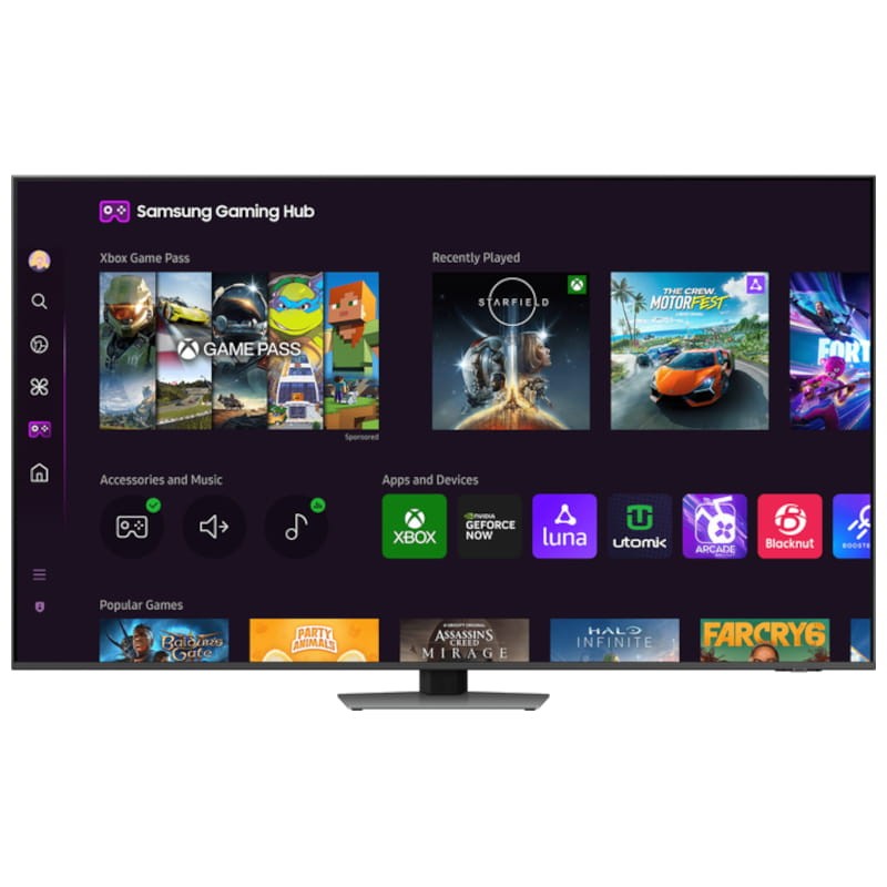 Samsung TQ65QN86DBT 65 4K Ultra HD Smart TV Wifi Charcoal, Argent - Télévision - Ítem1