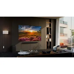 Samsung TQ75Q70DAT 75 4K UHD Smart TV Wifi Preto - Televisão Foto real