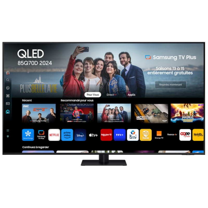 Samsung TQ85Q70DAT 85 4K UHD Smart TV Wifi Negro - Televisor - Ítem