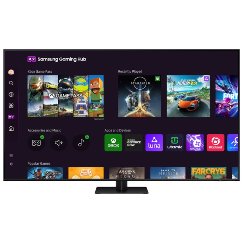 Samsung TQ85Q70DAT 85 4K UHD Smart TV Wifi Negro - Televisor - Ítem1