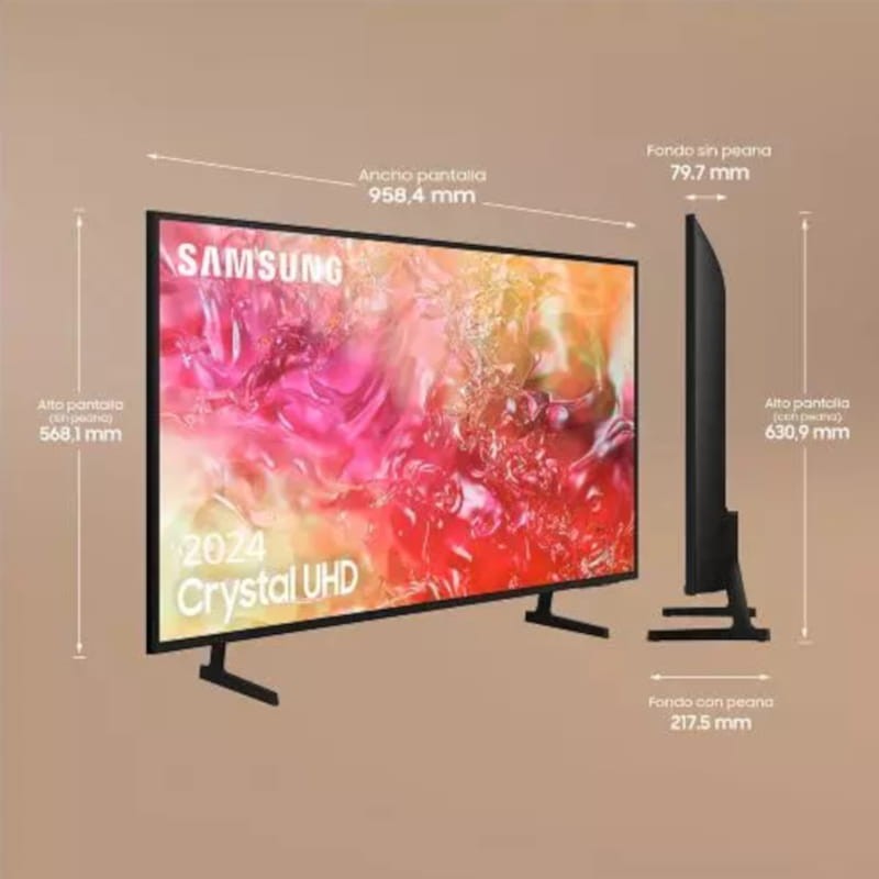 Samsung TU43DU7105K 43 4K Ultra HD Smart TV Wifi Preto - Televisão - Item5