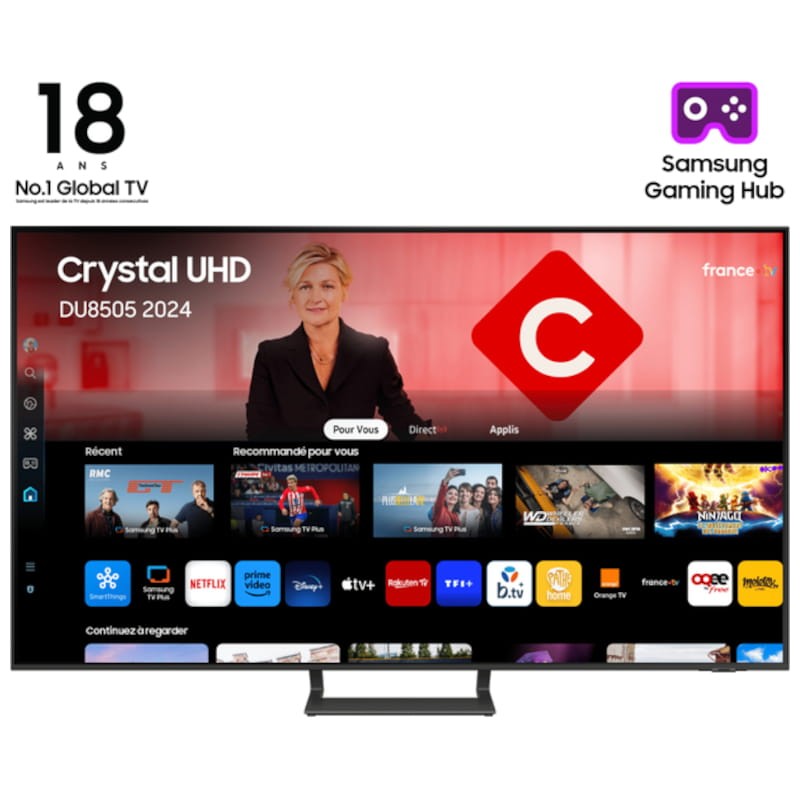 Samsung TU75DU8505K 75 4K Ultra HD Smart TV Wifi Cinzento - Televisão - Item3