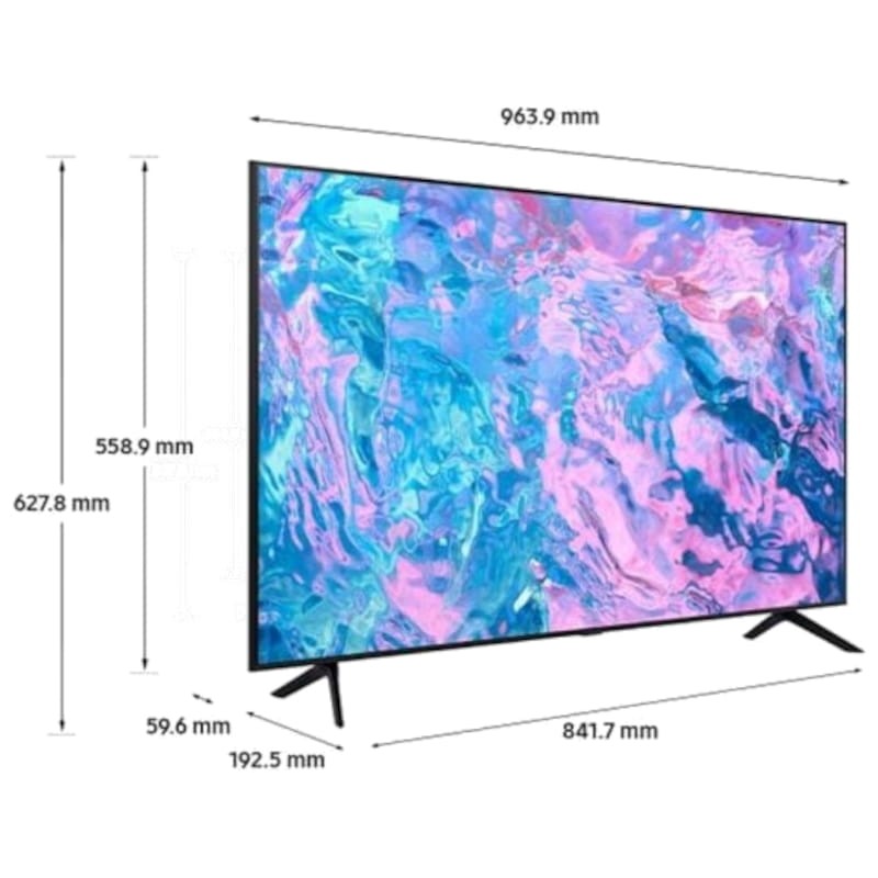 Samsung UE43CU7172UXXH 43 4K Ultra HD Smart TV Negro - Televisión - Ítem6