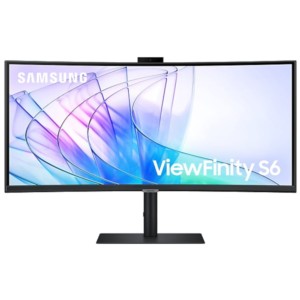 Samsung ViewFinity S34C652VAU 34 4K Ultra HD VA UltraWide Curvo 100 Hz FreeSync Webcam Negro - Monitor PC