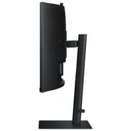 Samsung ViewFinity S34C652VAU 34" 4K Ultra HD VA UltraWide Curvo 100 Hz FreeSync Webcam Negro - Monitor PC vista lateral