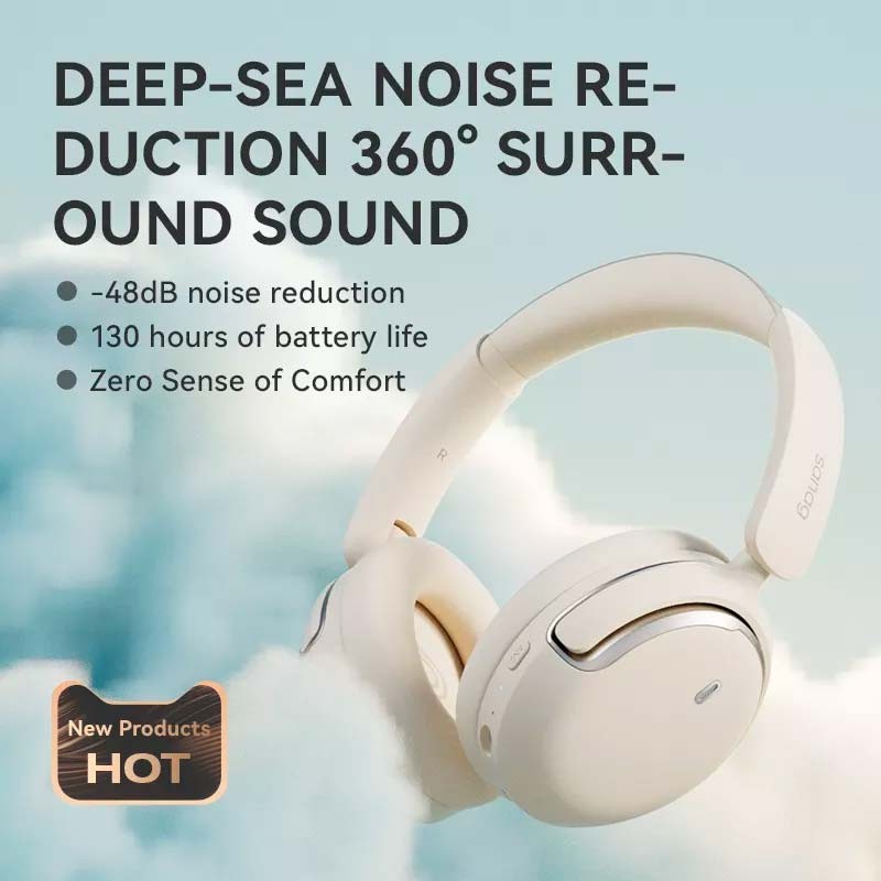 Sanag D50S PRO Noir Réduction de Bruit (ANC) - Écouteurs Bluetooth - Ítem1