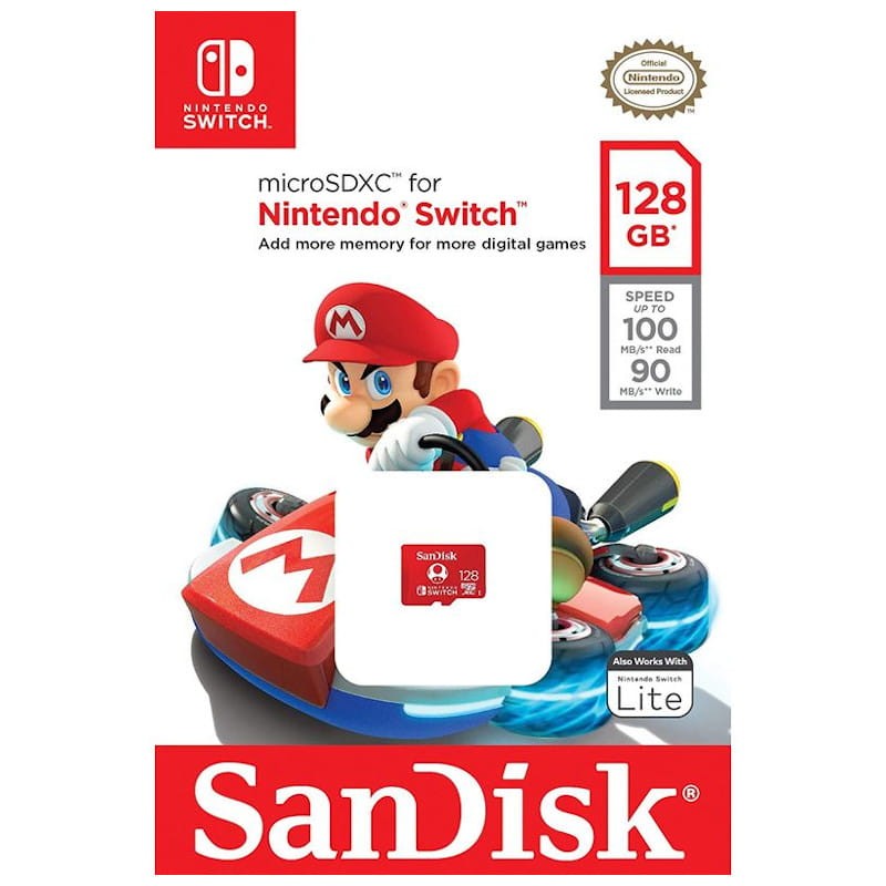 SandDisk MicroSDXC 128GB para Nintendo Switch - Item1