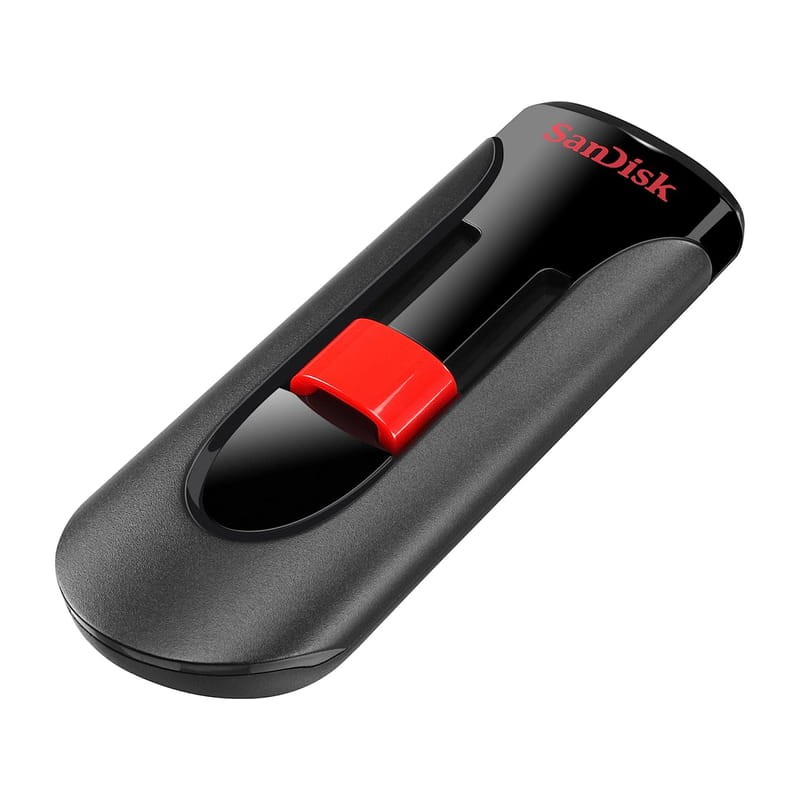 SanDisk Cruzer Glide 128GB USB 2.0 Negro/Rojo - Pendrive USB - Ítem1
