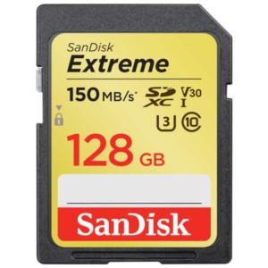 SanDisk Extreme SDXC 128 GB UHS-I Class 10
