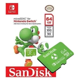 Pack de la Mémoire Flash SanDisk SDSQXAO-064G-GN6ZN 64GB