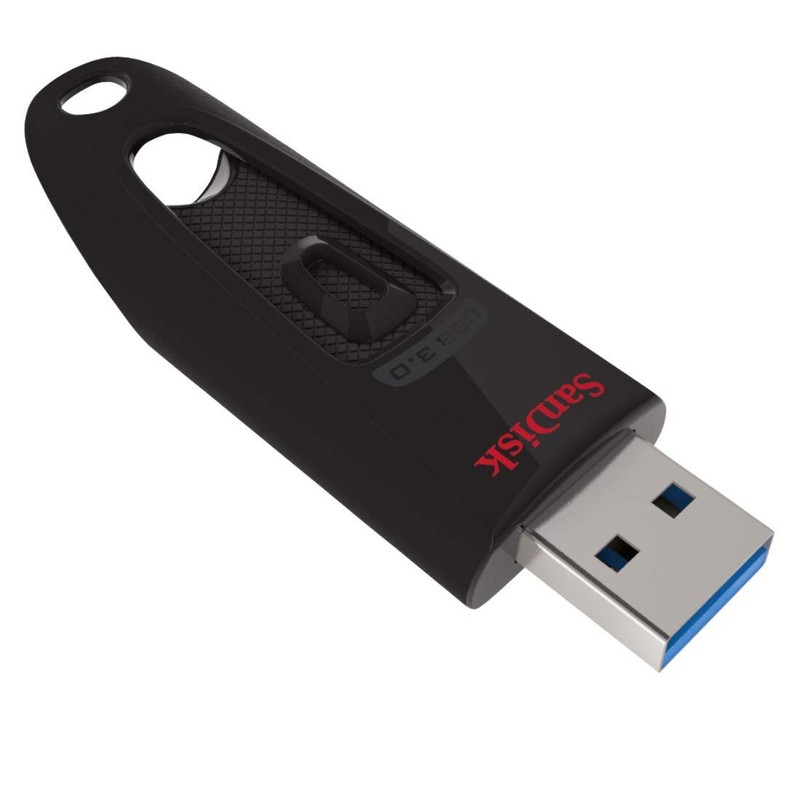 SanDisk Ultra 256GB USB 3.0 Preto - Item