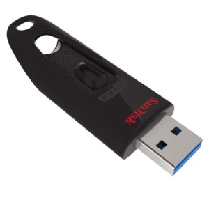 SanDisk Ultra 128GB USB 3.0 Preto