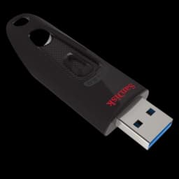 SanDisk Ultra 64GB USB 3.0 Preto