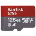 Cartão de Memória SanDisk Ultra A1 MicroSDXC UHS-1 de 128 GB Classe 10 + adaptador - Item