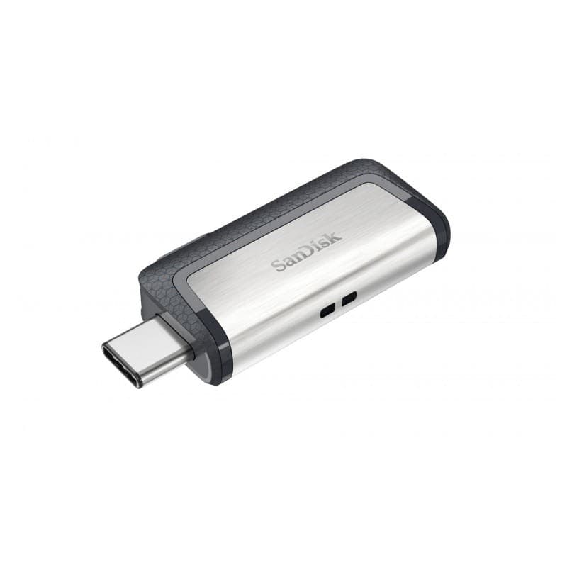 SanDisk Ultra Dual USB-C/USB 3.2 256GB Preto/Prata - Unidade Flash USB