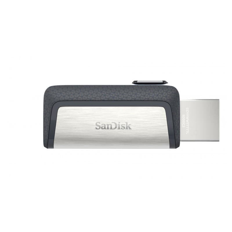 SanDisk Ultra Dual USB-C/USB 3.2 256GB Preto/Prata 