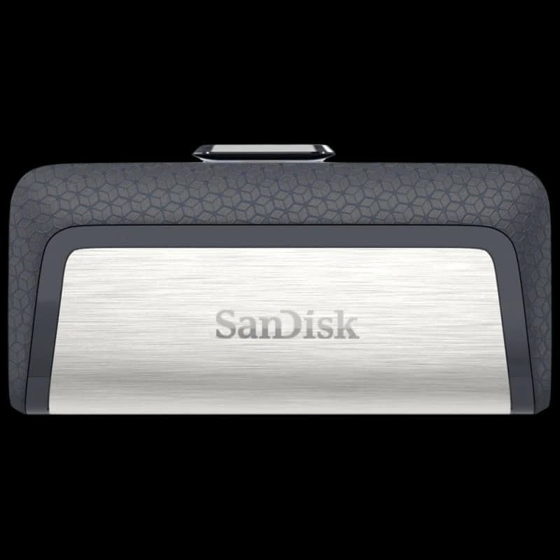 SanDisk Ultra Dual USB-C/USB 3.2 32 Go Noir/Argent - Clé USB