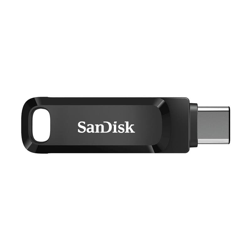 SanDisk Ultra Dual Drive 128GB USB Tipo C Negro/Plata - Pendrive USB vista superior